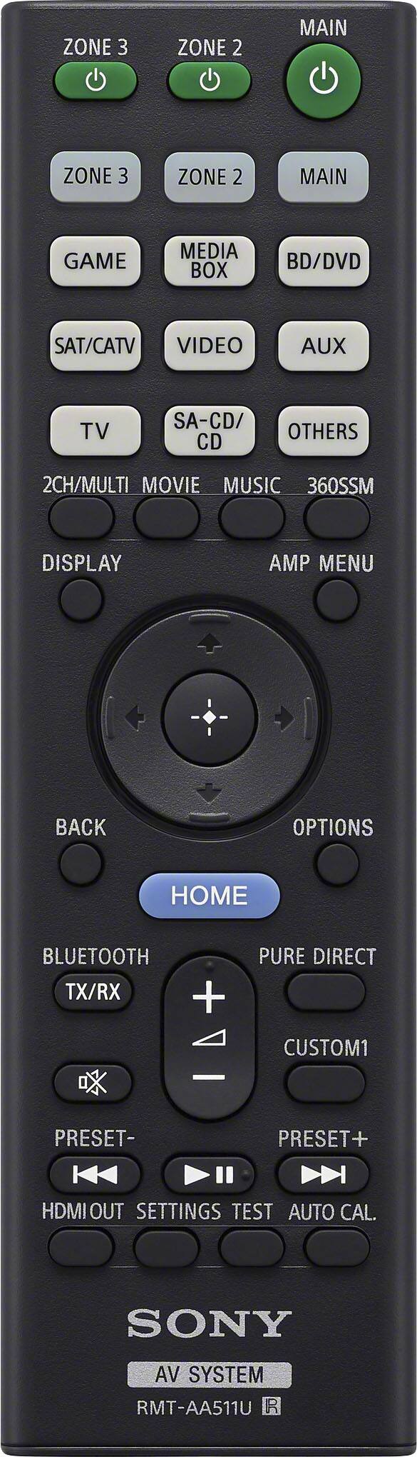 Alt View 19. Sony - STRAZ5000ES Premium ES 11.2 CH 8K A/V Receiver - Black.