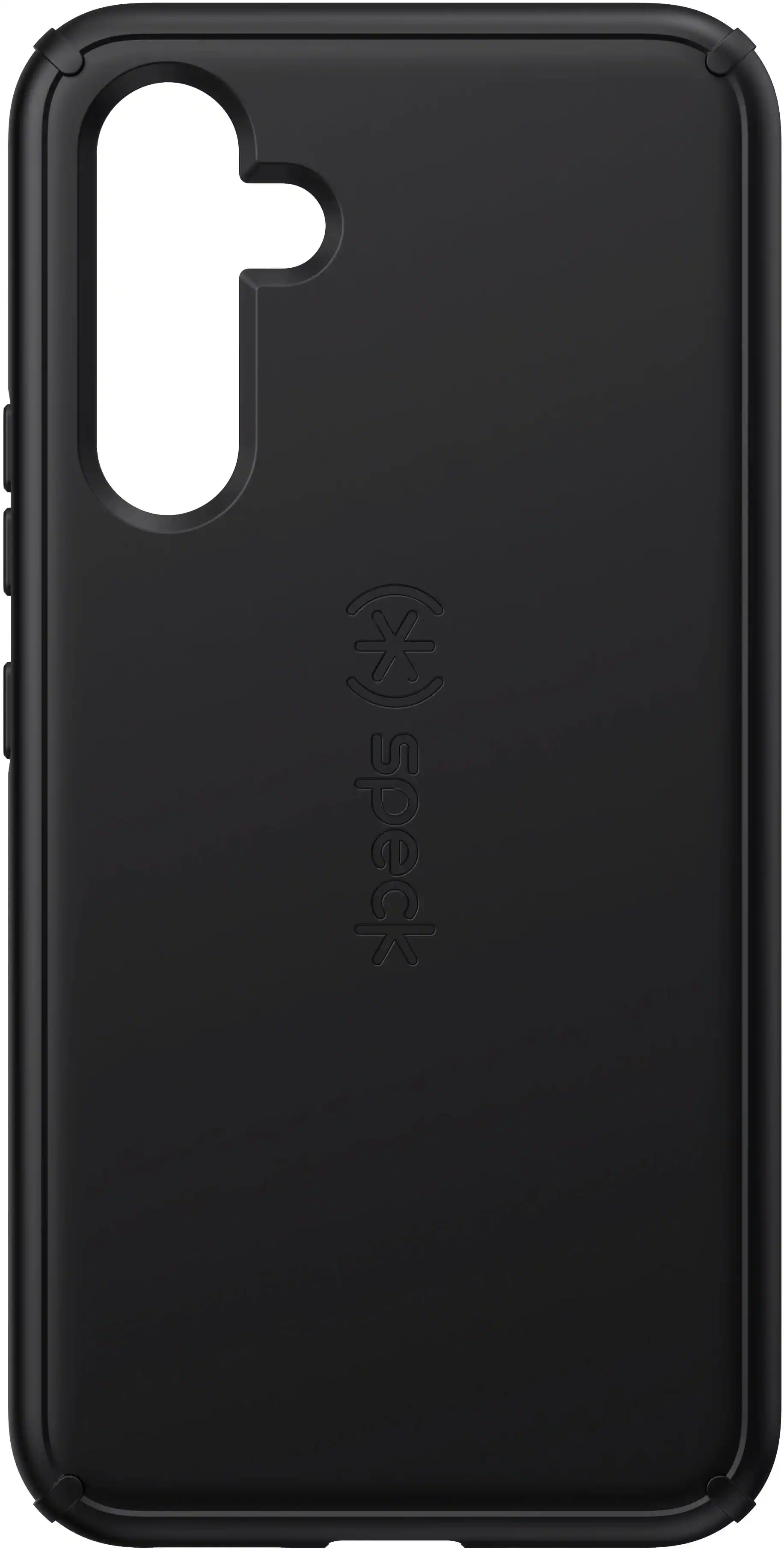 Front. Speck - ImpactHero Slim Case for Samsung Galaxy A15 5G - Black.