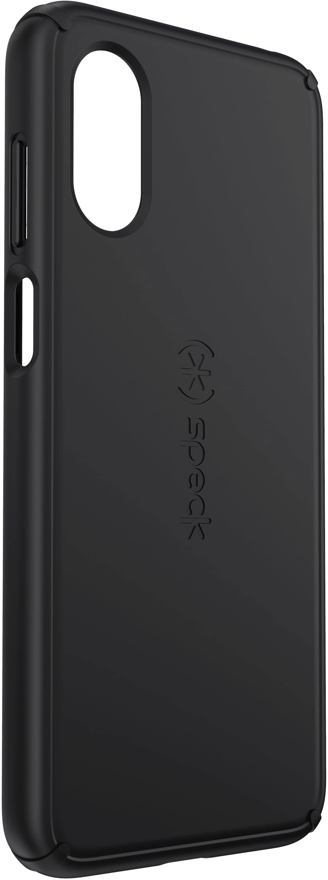 Angle. Speck - ImpactHero Slim Case for Moto G Play 4G (2024) - Black.