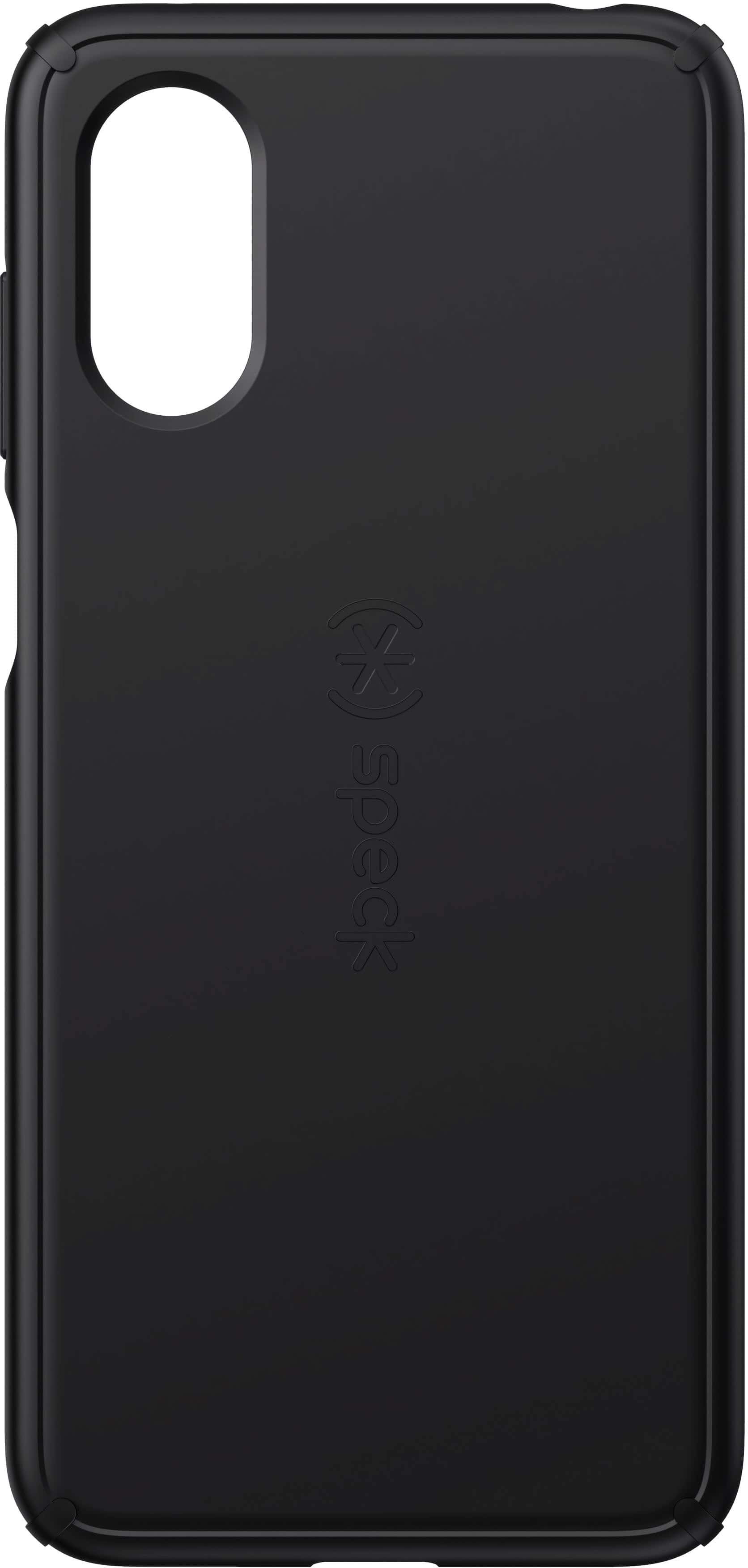 Front. Speck - ImpactHero Slim Case for Moto G Play 4G (2024) - Black.
