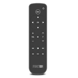 Function 101 - Function101 Button Remote for Apple TV Bluetooth - Black - Front_Zoom