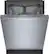 Left. Bosch - 300 Series 24" Front Control Smart Built-In Stainless Steel Tub Dishwasher with 3rd Rack, 46dBA - Stainless Steel.