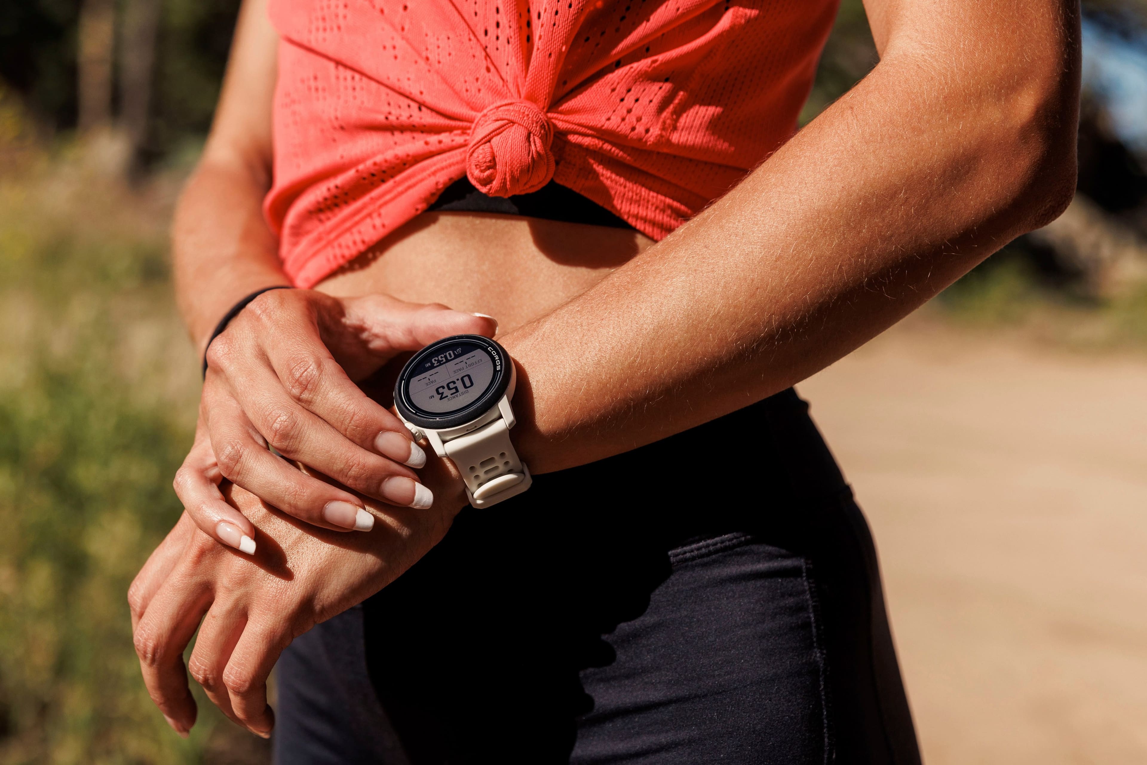 Alt View 19. COROS - PACE 3 GPS Sport Watch - White.