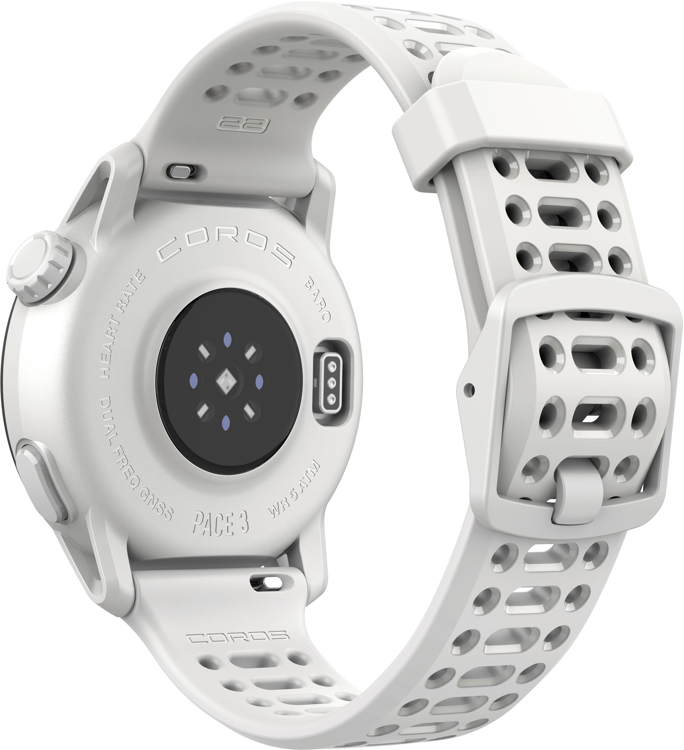 Alt View 1. COROS - PACE 3 GPS Sport Watch - White.