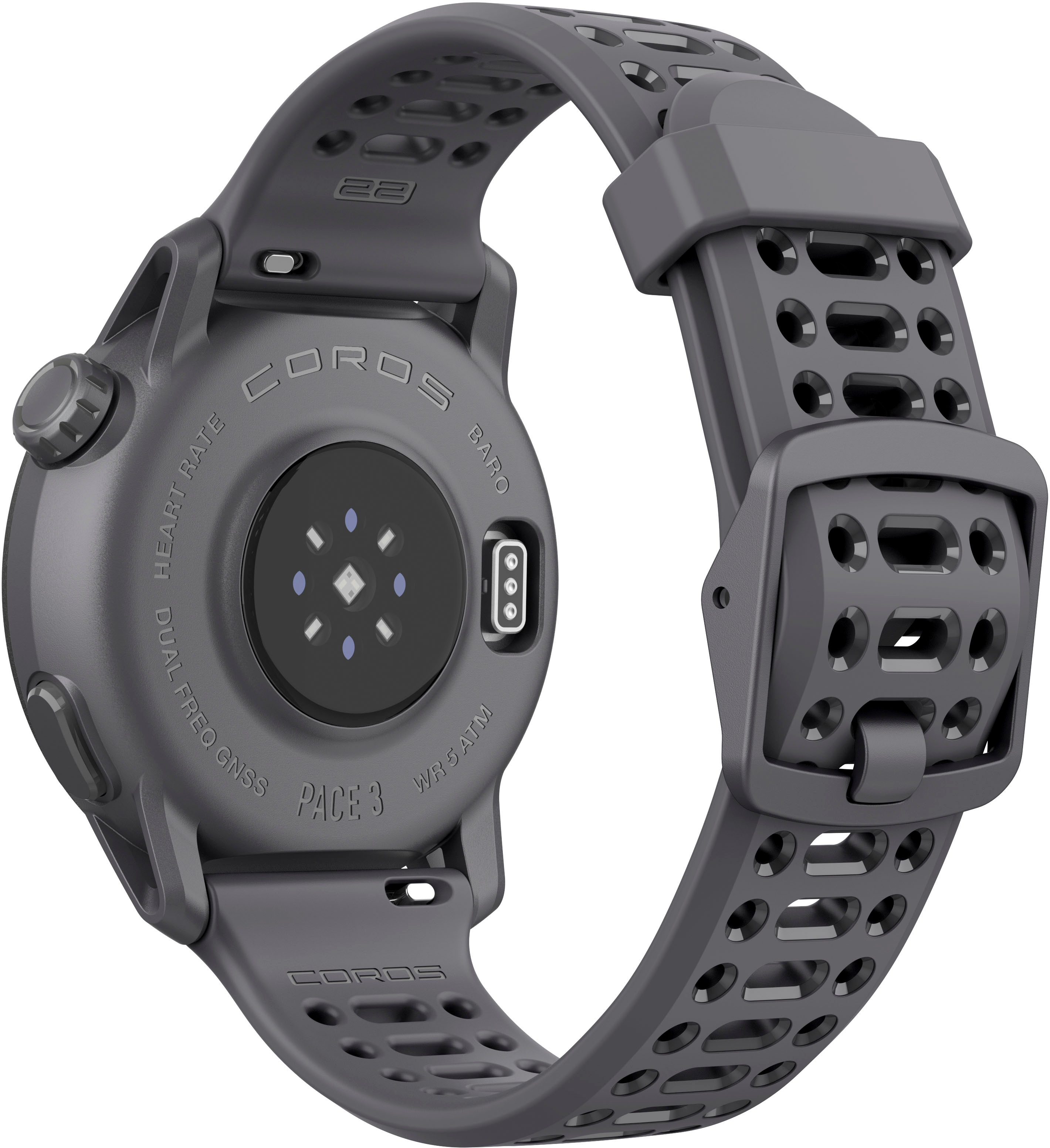 Coros Pace 3 GPS Sport Watch Black (Silicone)