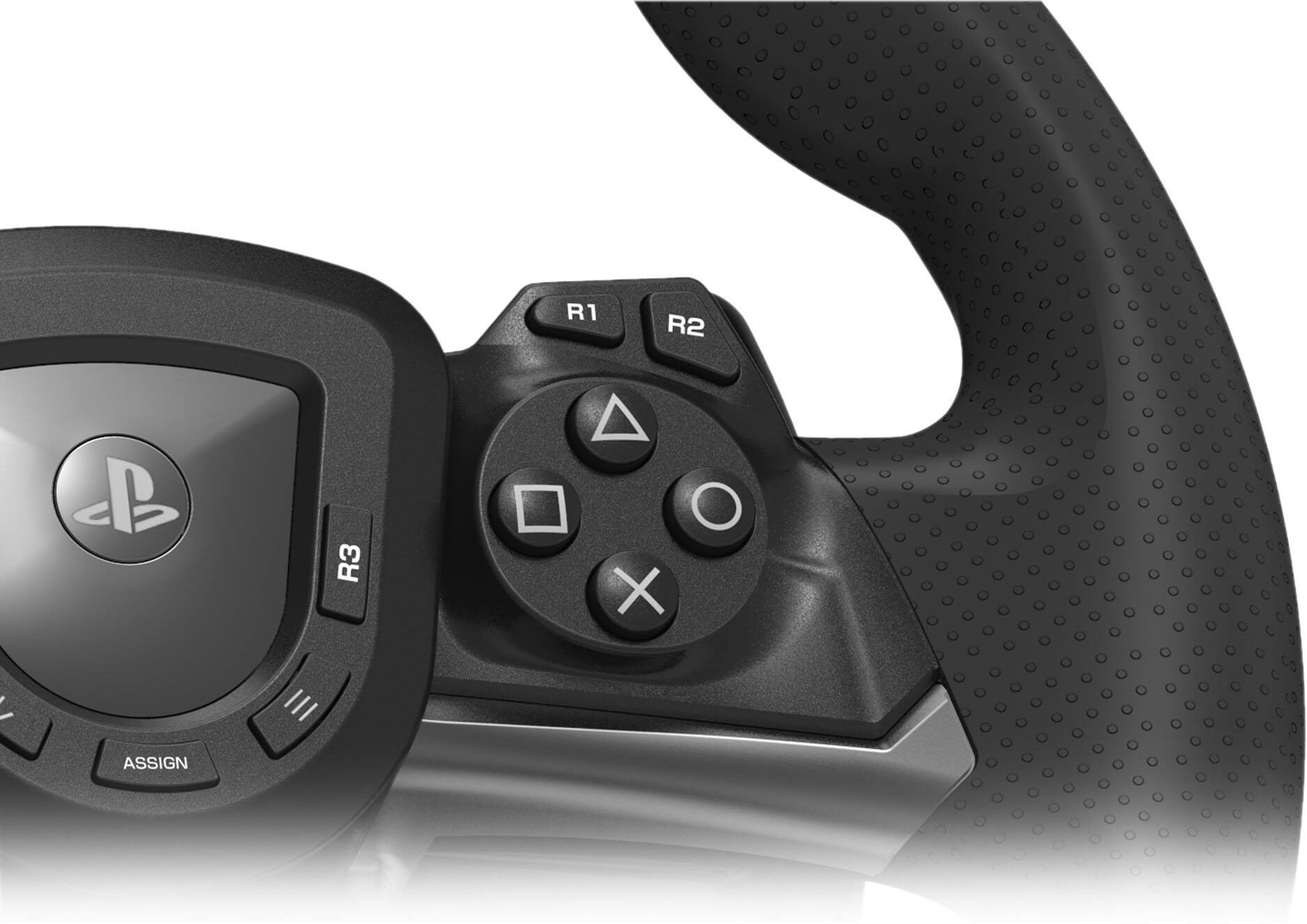Alt View 19. Hori - Racing Wheel Apex for PS5, PS4, and PC - Black.