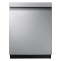 Samsung - Open Box AutoRelease Smart Built-In Dishwasher with StormWash, 46 dBA - Stainless Steel - Front_Zoom
