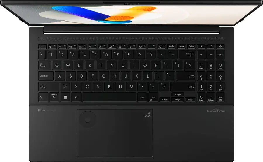 Alt View 10. ASUS - Vivobook Pro 15 OLED Laptop - Intel Core Ultra 9 with 24GB Memory - NVIDIA GeForce RTX 3050 - 2TB SSD - Earl Gray.