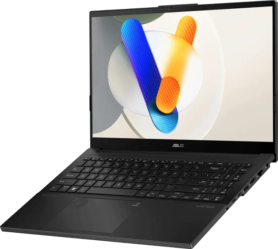 Alt View 7. ASUS - Vivobook Pro 15 OLED Laptop - Intel Core Ultra 9 with 24GB Memory - NVIDIA GeForce RTX 3050 - 2TB SSD - Earl Gray.
