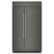 Front Zoom. KitchenAid - 30 Cu. Ft. Side-by-Side Refrigerator with Under-Shelf Prep Zone - Custom Panel Ready.