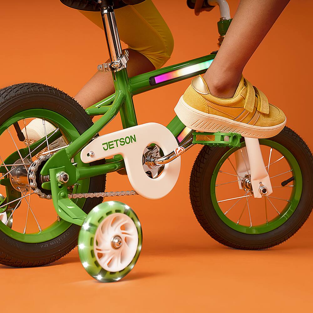 Alt View 15. Jetson - 12" Light Rider Kids' Light-up Bike - Green.