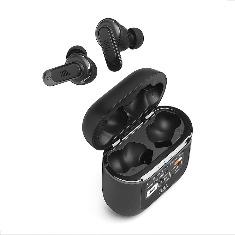 JBL Tour Pro 2 True Wireless Noise Cancelling Earbuds Black JBL Tour Pro 2 True Wireless Noise Cancelling Earbuds Black