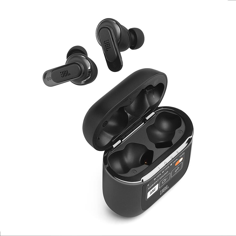 Alt View 17. JBL - Tour Pro 2 True Wireless Noise Cancelling Earbuds - Black.