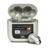 JBL - Tour Pro 2 True Wireless Noise Cancelling Earbuds - Black - Front_Zoom
