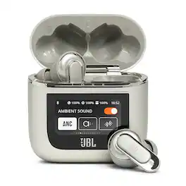 JBL - Tour Pro 2 True Wireless Noise Cancelling Earbuds - Champagne