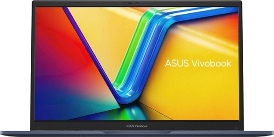 Front. ASUS - Vivobook 14" Laptop - Intel Core i3-1215U with 8GB Memory - 128GB SSD - Quiet Blue.