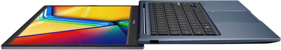 Alt View 11. ASUS - Vivobook 14" Laptop - Intel Core i3-1215U with 8GB Memory - 128GB SSD - Quiet Blue.
