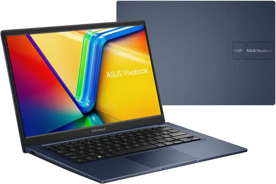 Alt View 12. ASUS - Vivobook 14" Laptop - Intel Core i3-1215U with 8GB Memory - 128GB SSD - Quiet Blue.