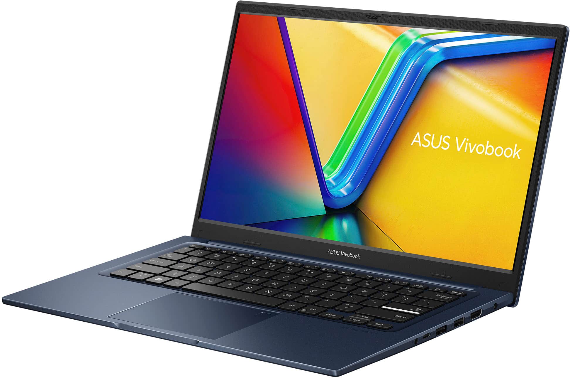 Alt View 1. ASUS - Vivobook 14" Laptop - Intel Core i3-1215U with 8GB Memory - 128GB SSD - Quiet Blue.
