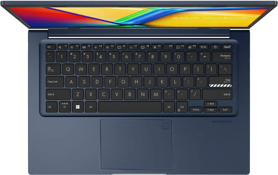 Alt View 7. ASUS - Vivobook 14" Laptop - Intel Core i3-1215U with 8GB Memory - 128GB SSD - Quiet Blue.