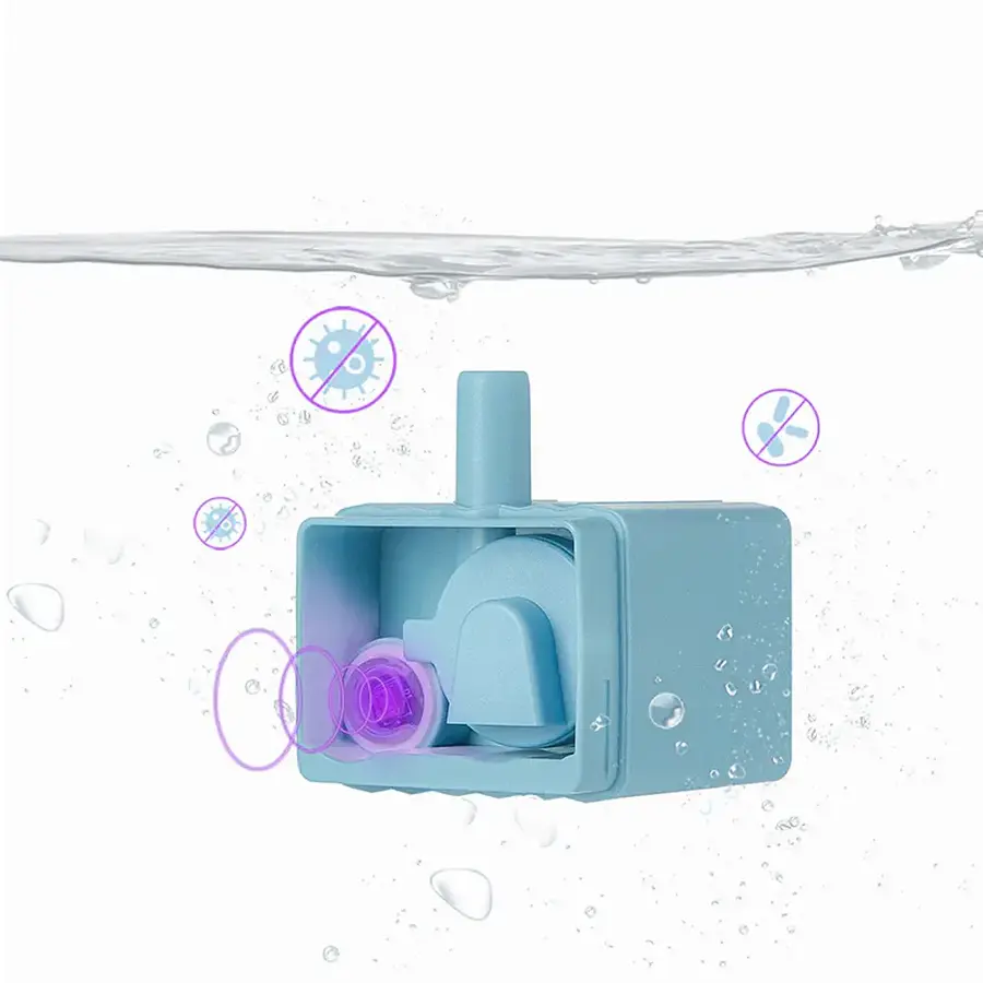 Alt View 19. Petkit - Eversweet 3 Pro Bluetooth Stainless Water Fountain with Wireless Pump+UVC, Ultra Quiet for Cats and Dogs - White.