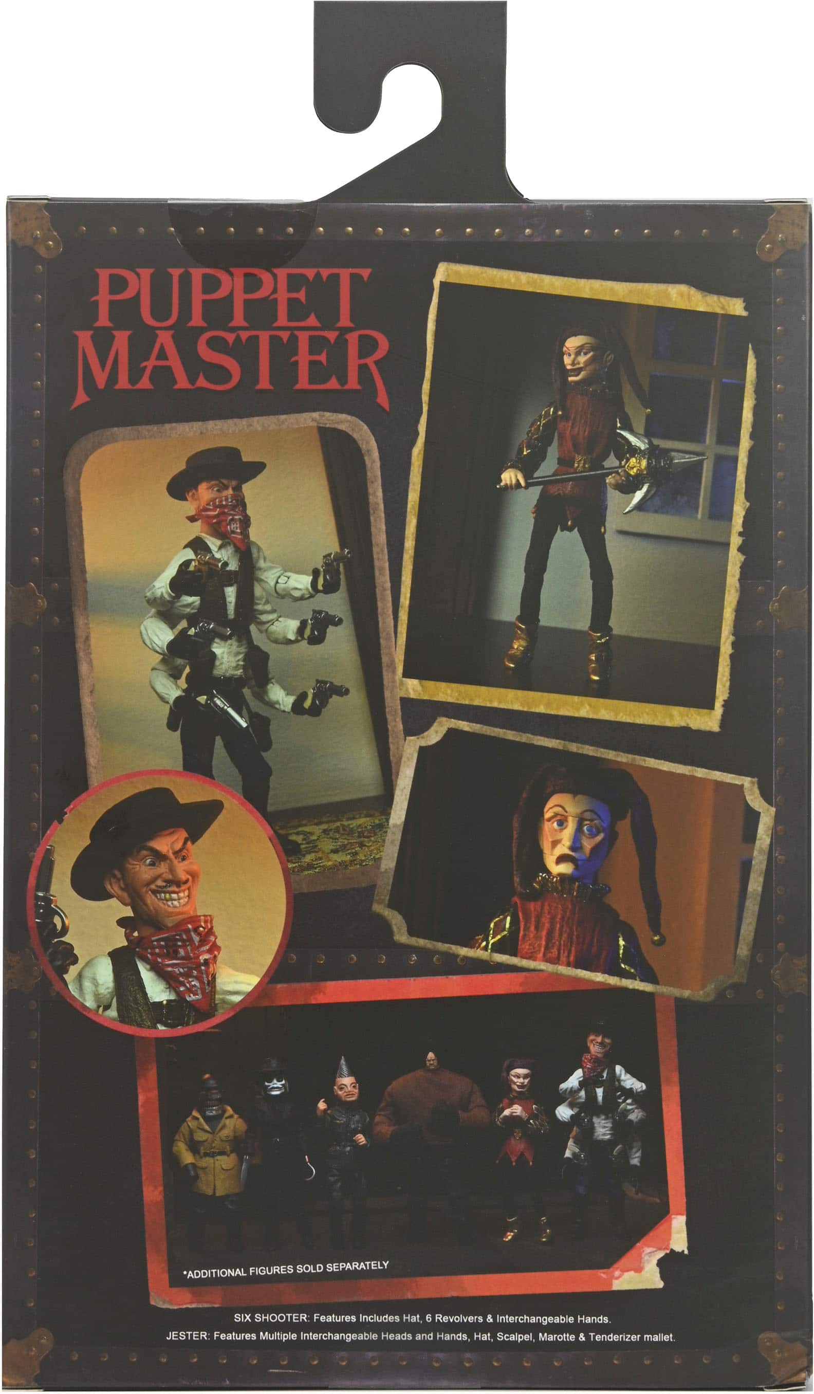 Alt View 13. NECA - Puppet Master 7" Scale Action Figure - Ultimate Six-Shooter & Jester.