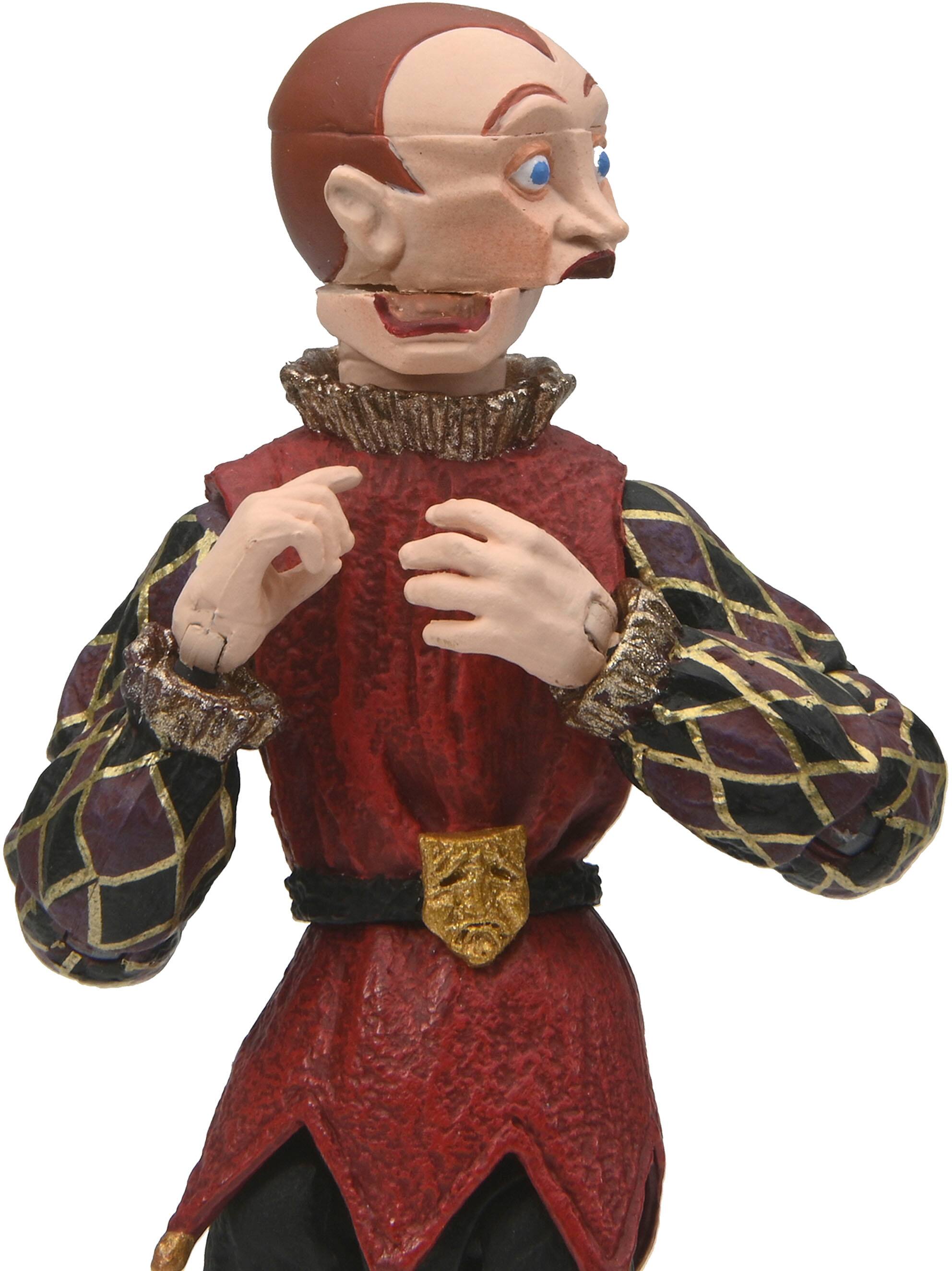 Left. NECA - Puppet Master 7" Scale Action Figure - Ultimate Six-Shooter & Jester.