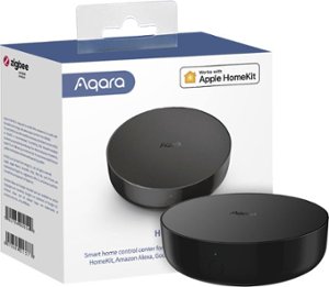 Aqara - M2 Hub Control Center- Bridge with Alarm and IR Remote Control Function/ Supports Apple HomeKit, Alexa, Google Assistant - Black