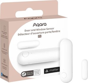 Aqara - P2 Door and Window Sensor- Matter Natively Support, Need Matter Border Router, Remote Alarm and Local Automation - White