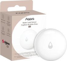 T1 Water Leak Sensor- Requires Aqara Hub, Supports Apple HomeKit, Alexa, Google, SmartThings - White - Front_Zoom