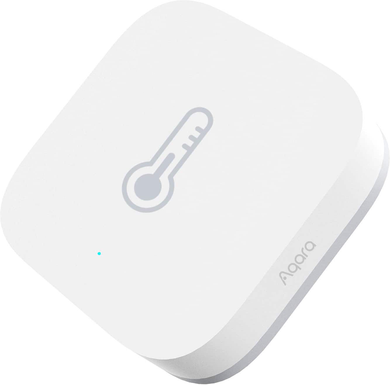 Alt View 11. Aqara - T1 Temperature and Humidity Sensor- Requires Aqara Hub, Supports Apple HomeKit, Alexa, Google, SmartThings - White.