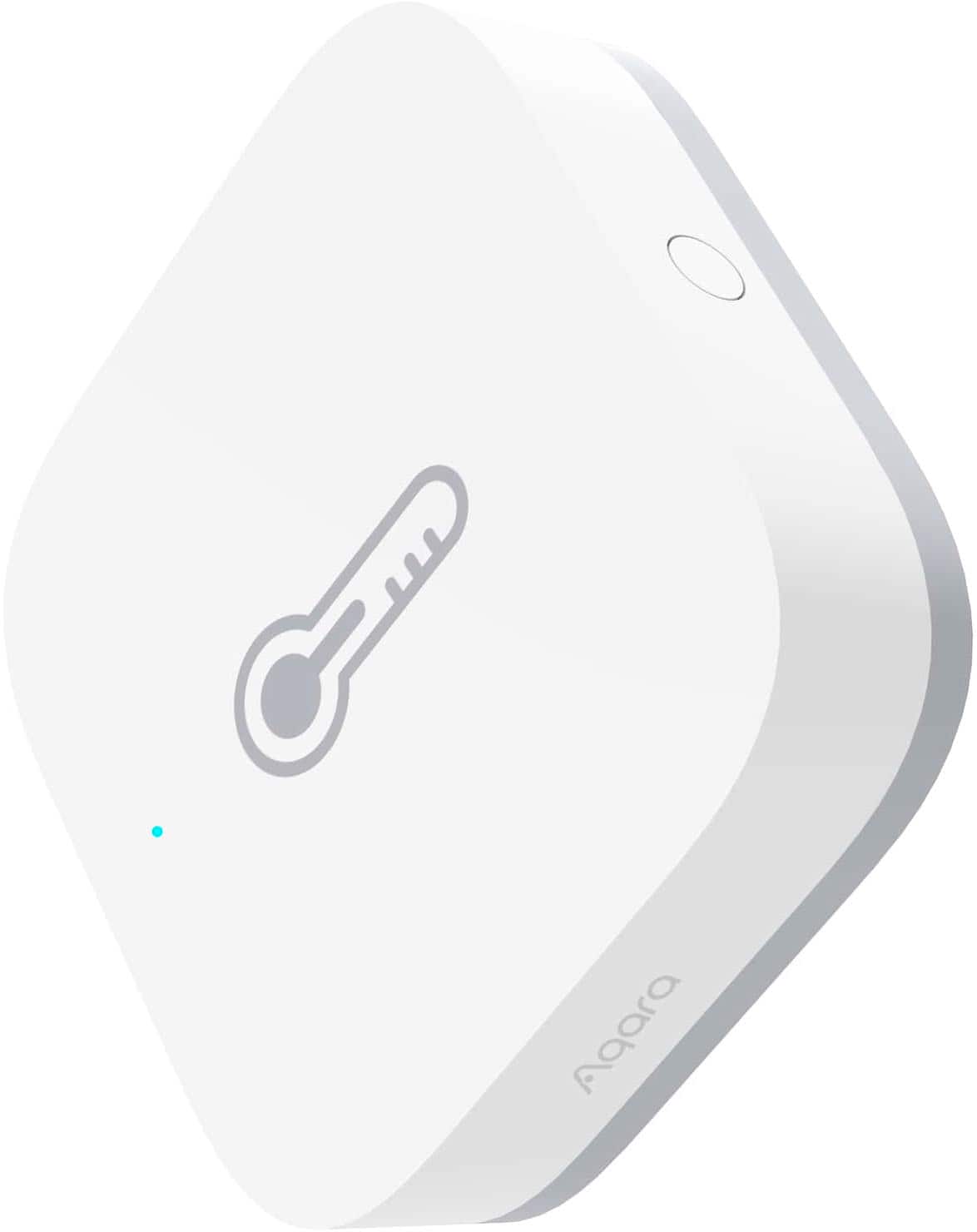 Alt View 13. Aqara - T1 Temperature and Humidity Sensor- Requires Aqara Hub, Supports Apple HomeKit, Alexa, Google, SmartThings - White.