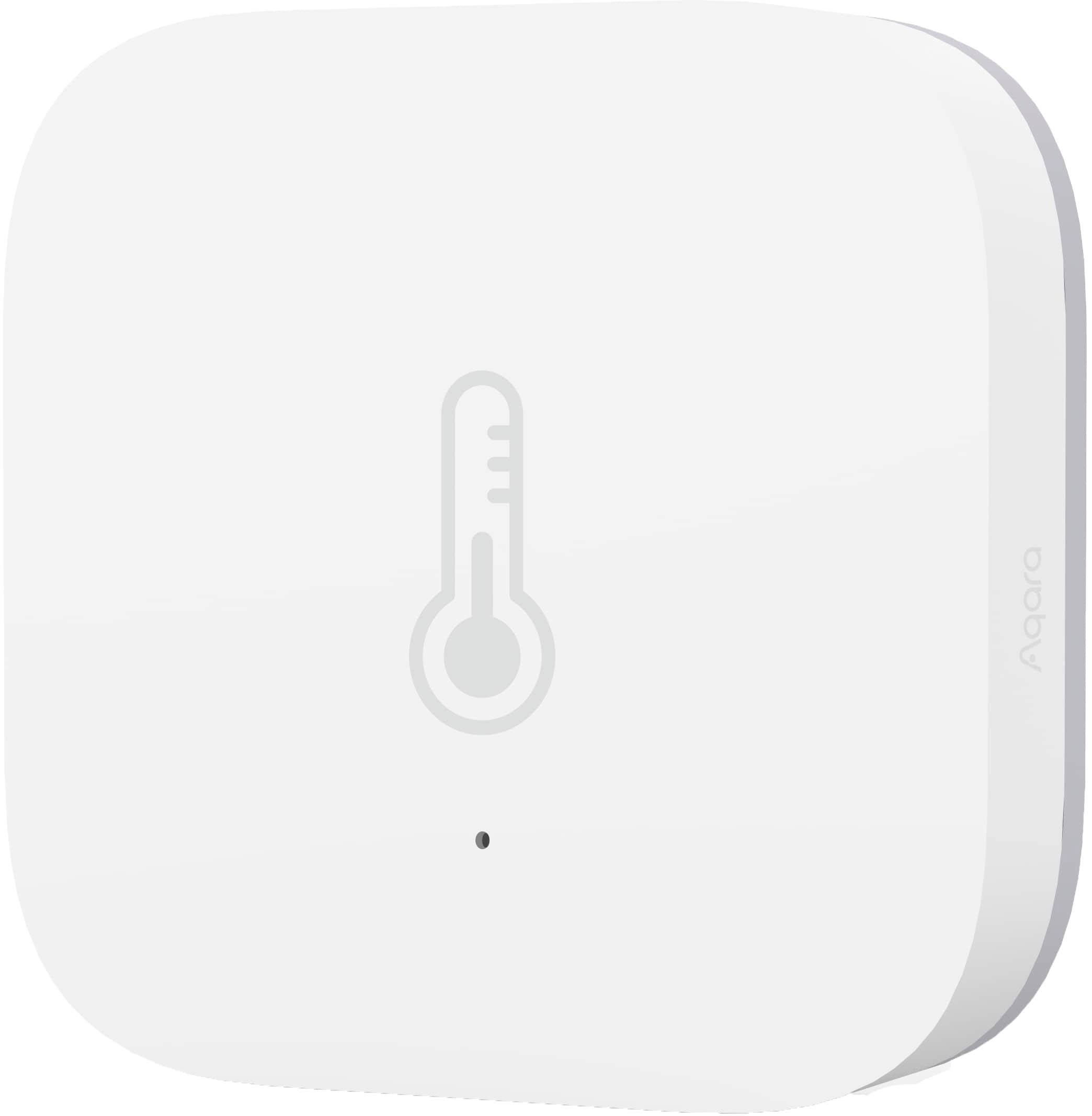 Alt View 15. Aqara - T1 Temperature and Humidity Sensor- Requires Aqara Hub, Supports Apple HomeKit, Alexa, Google, SmartThings - White.