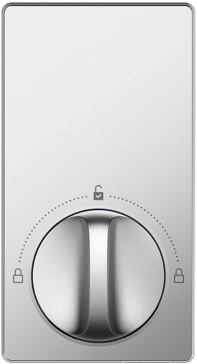 Alt View 11. Aqara - Smart Lock U100 Kit - Fingerprint Keyless Door Lock with Apple Home Key Unlocking/ Extra Hub and NFC Card Included - Silver.