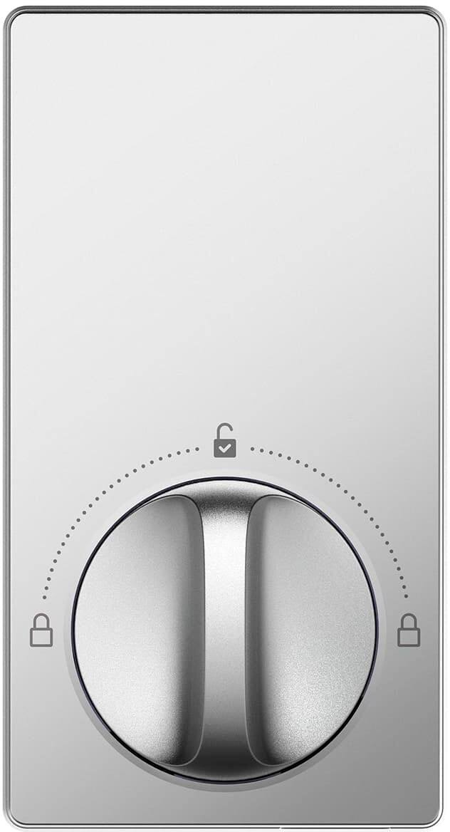 Alt View 11. Aqara - Smart Lock U100 Kit - Fingerprint Keyless Door Lock with Apple Home Key Unlocking/ Extra Hub and NFC Card Included - Silver.