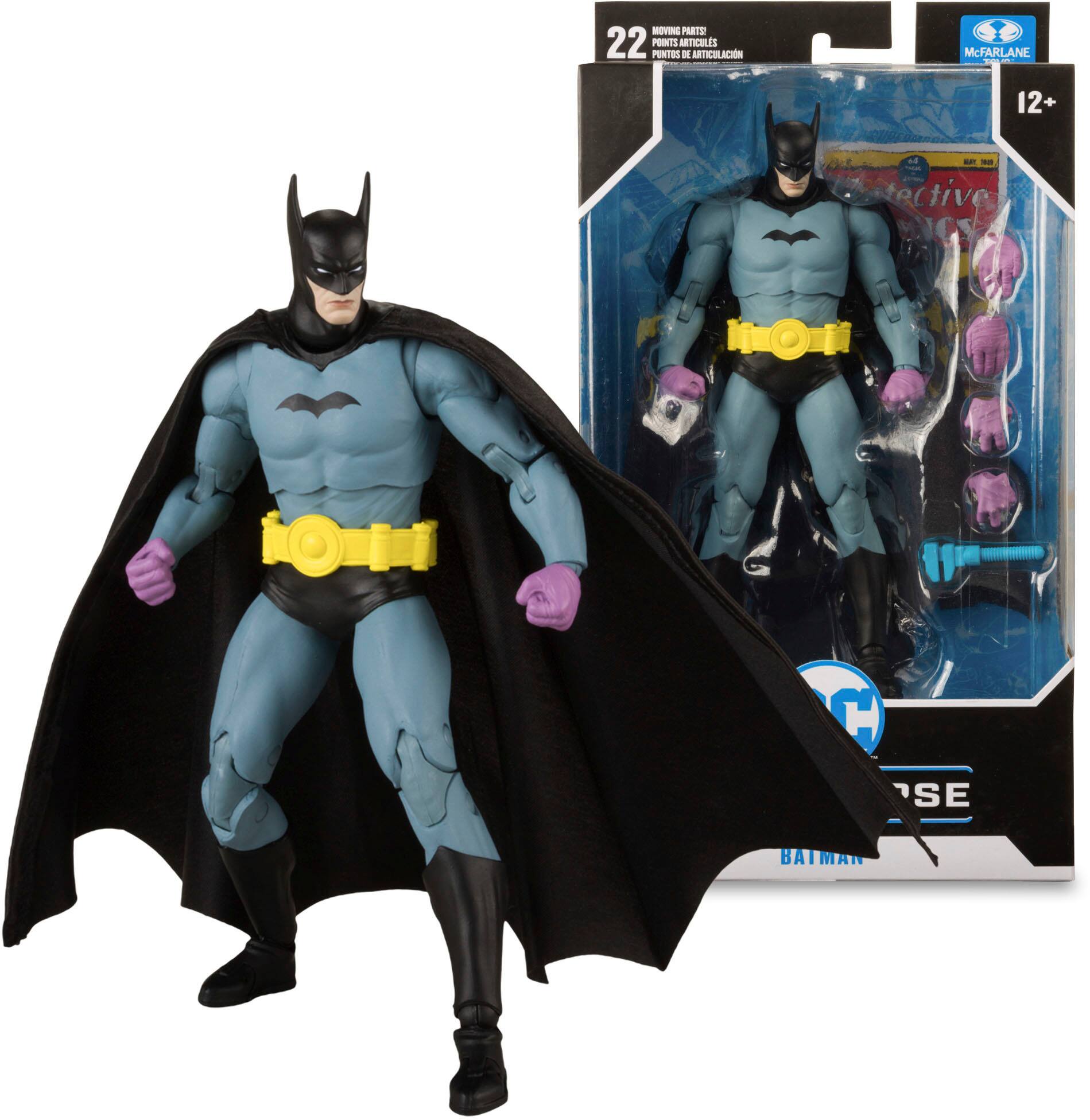 McFarlane Toys 7" Figure Batman (1st Appearance) DC Multiverse ...