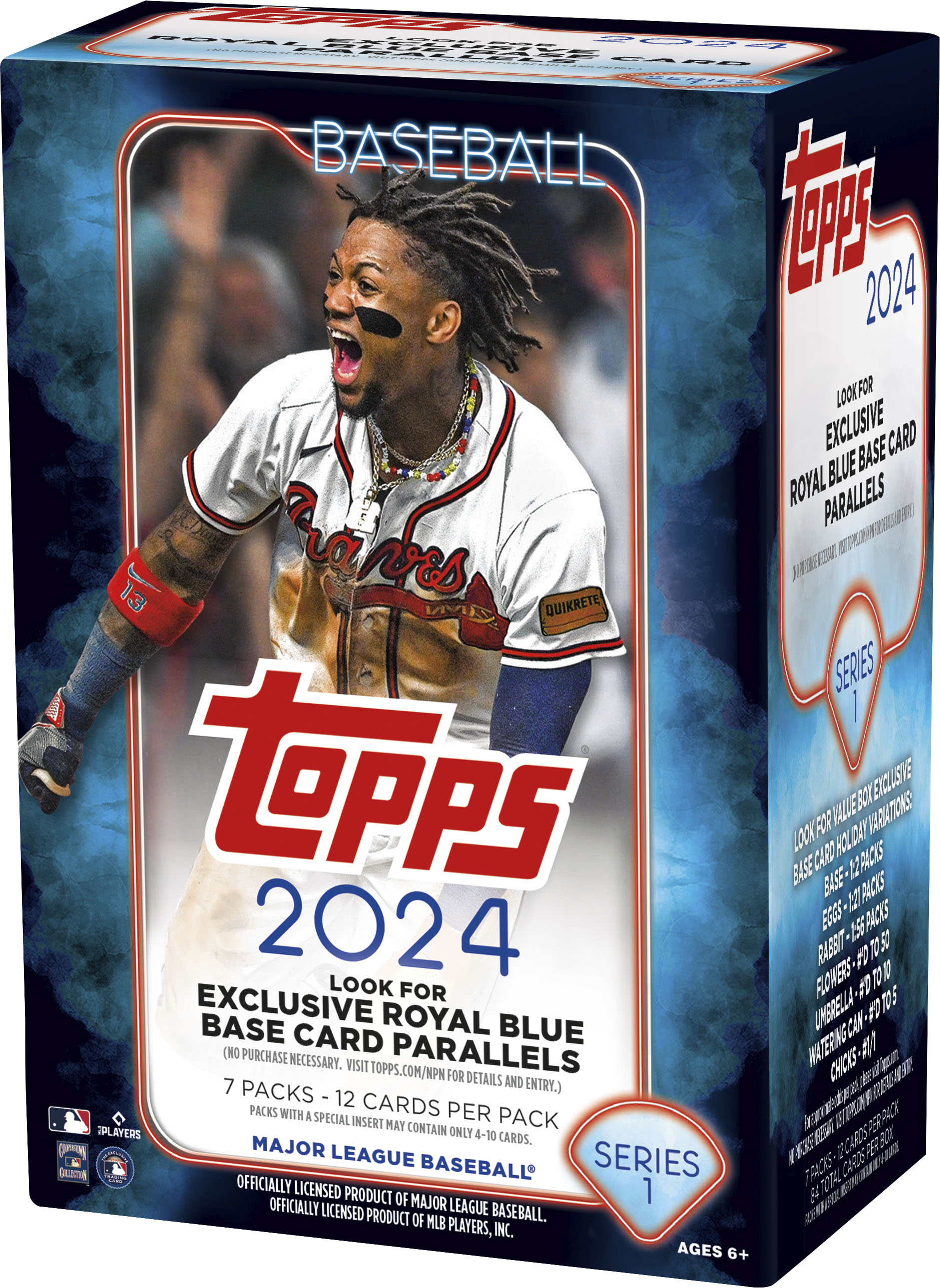 Customer Reviews 2024 Topps Series 1 Baseball Blaster Box SPT24BB1B