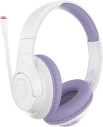 Belkin - SoundForm™ Inspire Wireless Kids Over-Ear Headset - Lavender - Front_Zoom