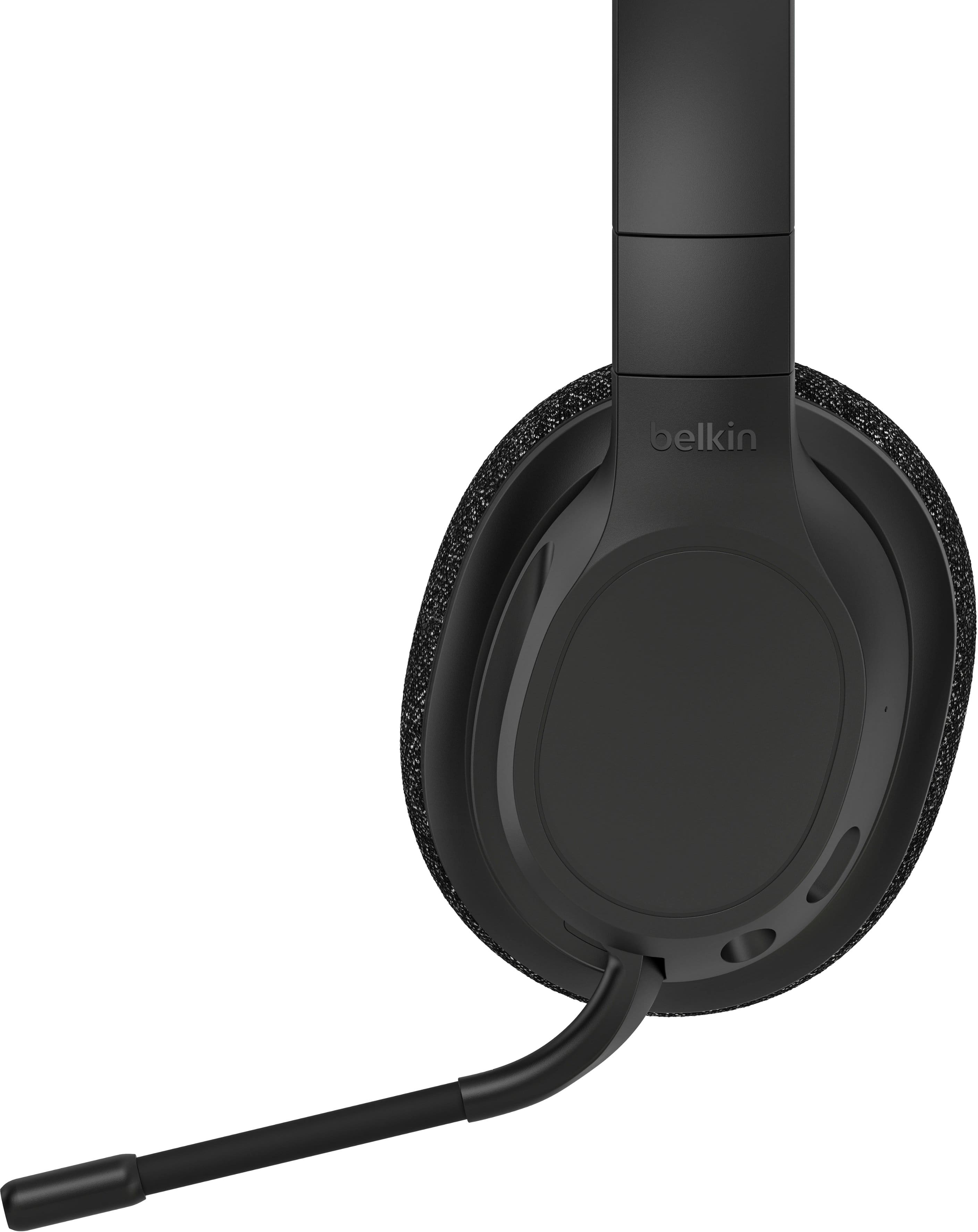 Alt View 13. Belkin - SoundForm™ Adapt Wireless Over-Ear Headset - Black.