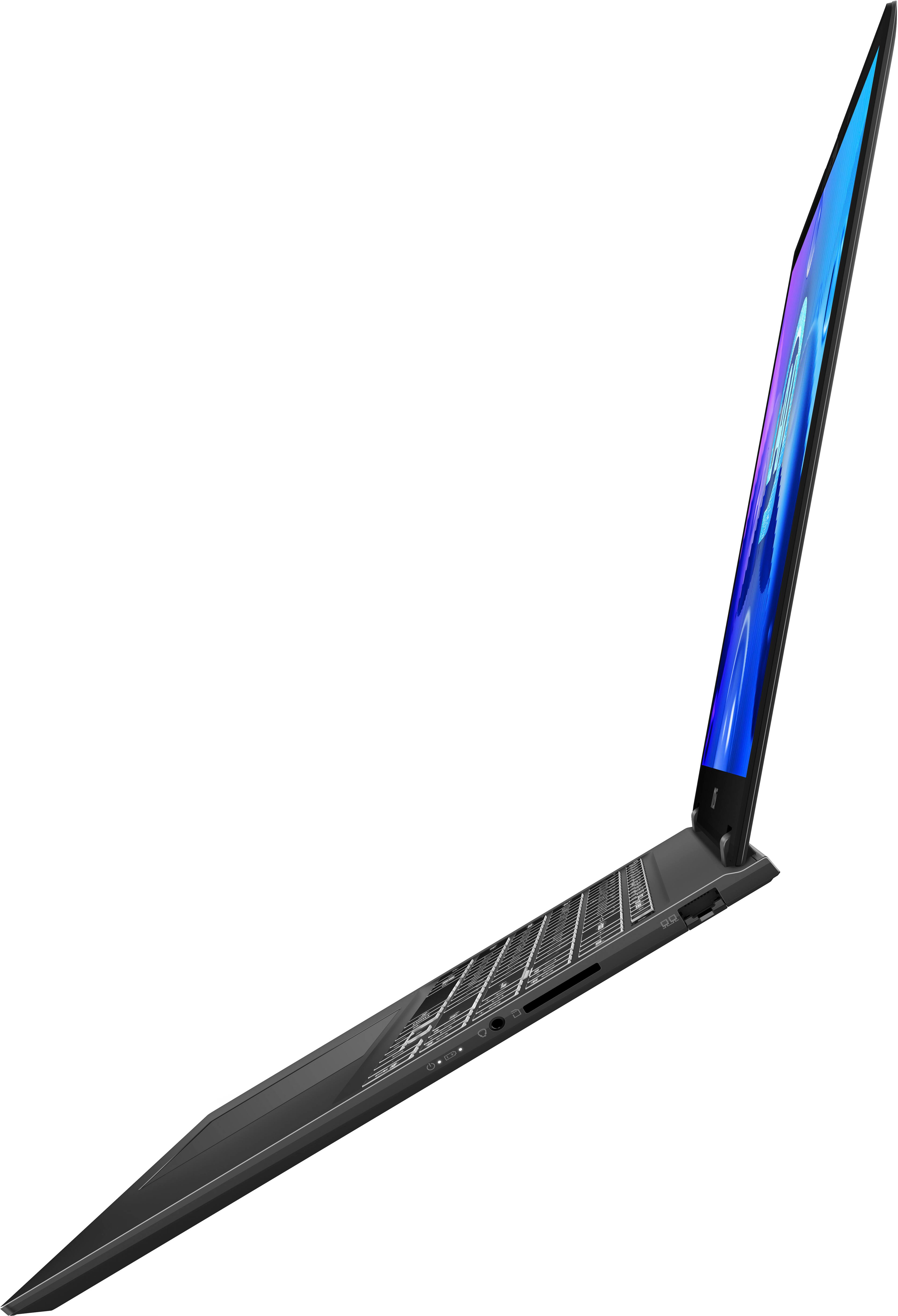 Alt View 11. MSI - Prestige 16” Laptop – Intel Evo Edition - Intel Core Ultra 9 – NVIDIA GeForce RTX 4060 with 32GB Memory – 1TB SSD - Stellar Gray.