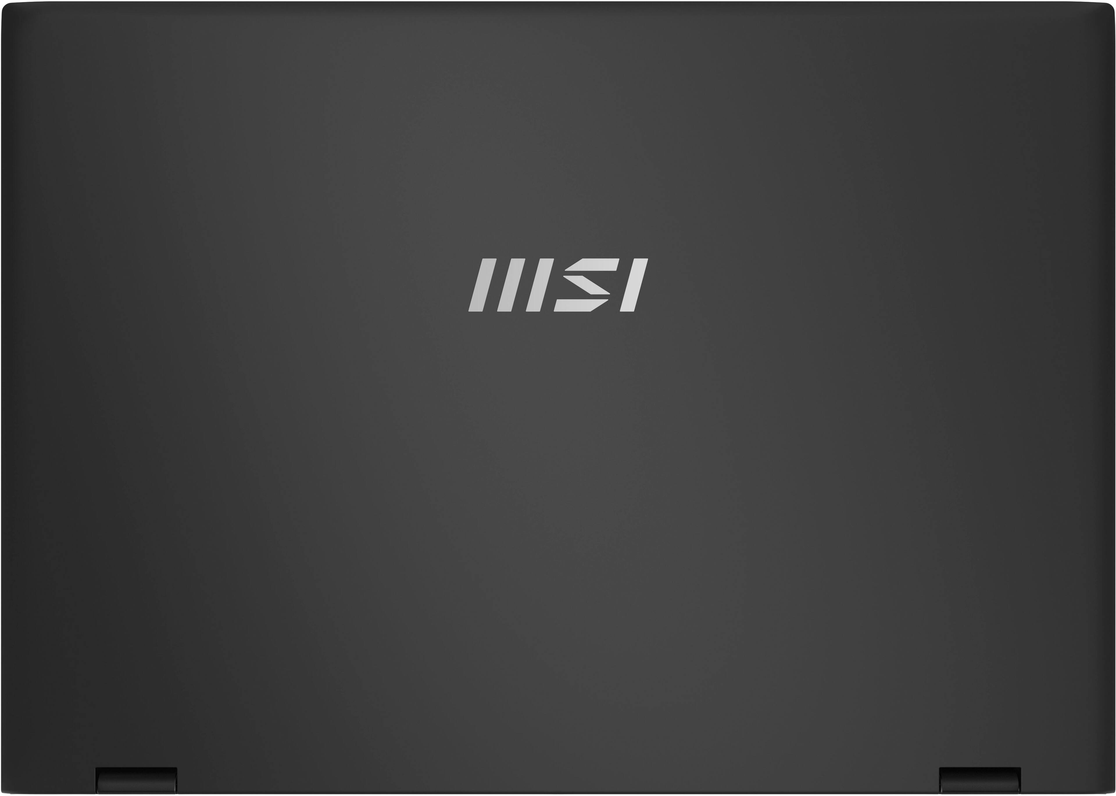 Alt View 1. MSI - Prestige 16” Laptop – Intel Evo Edition - Intel Core Ultra 9 – NVIDIA GeForce RTX 4060 with 32GB Memory – 1TB SSD - Stellar Gray.