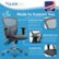 Alt View Zoom 11. Click365 - Flow Mid-Back Mesh Office Chair - Gray.