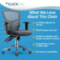 Alt View Zoom 14. Click365 - Flow Mid-Back Mesh Office Chair - Gray.