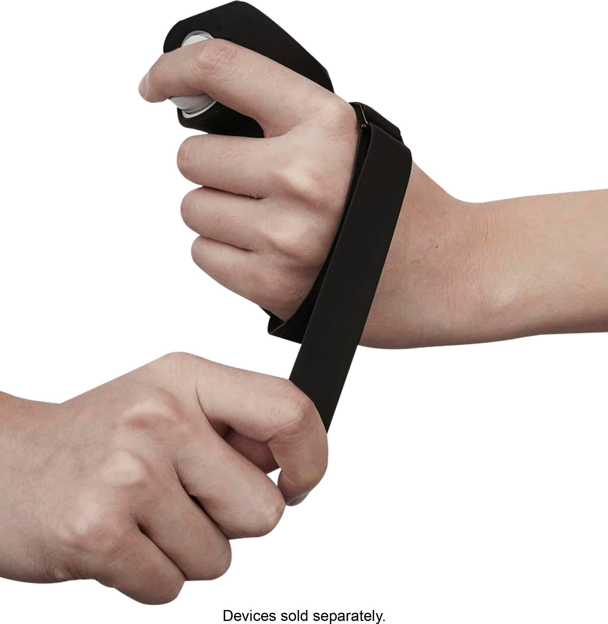 Alt View 13. Insignia™ - Performance Grips + Straps for Meta Quest 3 - Black.