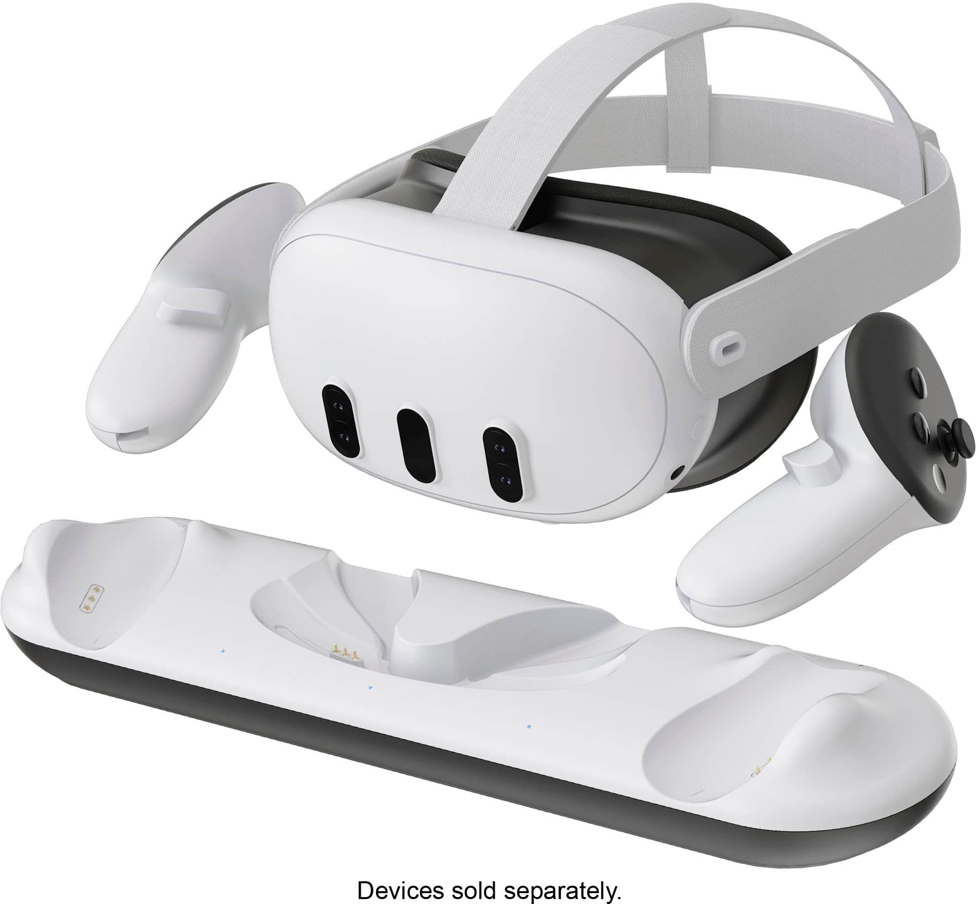 Alt View 12. Insignia™ - Charge Station for Meta Quest 3 - White.