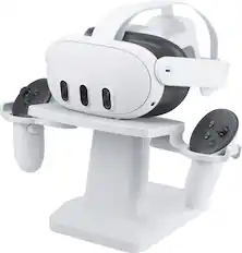 Front. Insignia™ - Display Stand for Quest 3 - White.