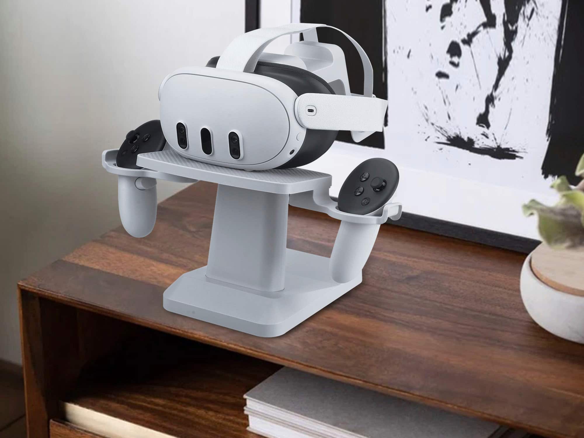 Alt View 15. Insignia™ - Display Stand for Quest 3 - White.