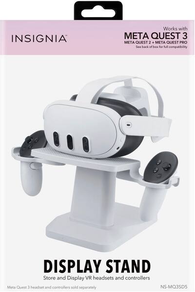 Insignia™ Display and Storage Stand Works with Meta Quest 2/3/3S Insignia™ Display and Storage Stand Works with Meta Quest 2/3/3S