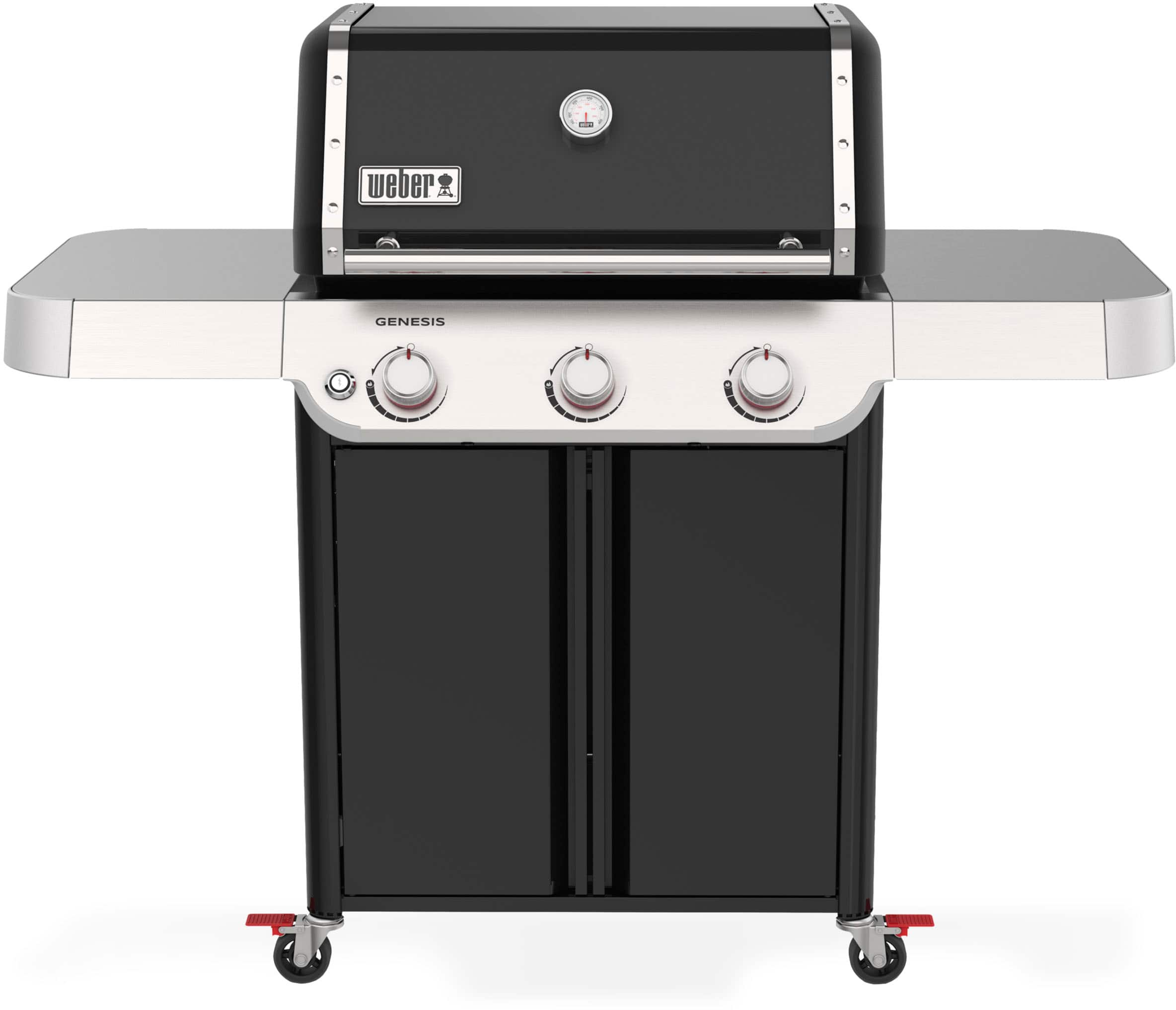 Angle. Weber - GENESIS E-315 Propane Gas Grill - Black.
