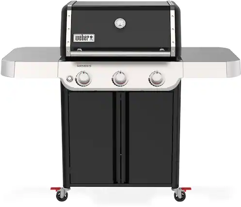 Angle. Weber - GENESIS E-315 Propane Gas Grill - Black.